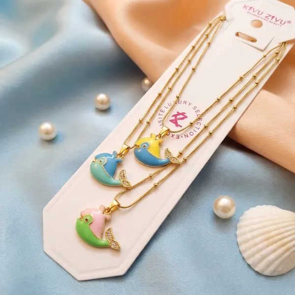 Cute_Whale_Charm_Pendant_Necklace_For_Kids_-_Gold_Plated_Chain_With_Colorful_Enamel_Design
