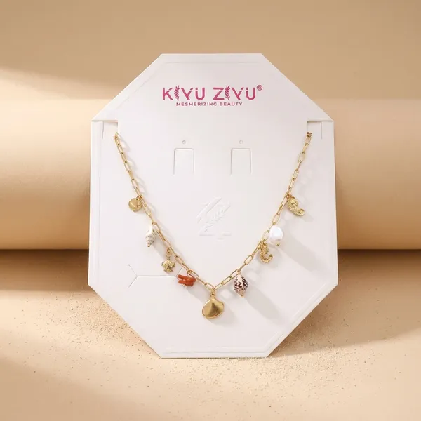 Kivu_Ziyu_Gold-Tone_Charm_Necklace_With_Multi-Color_Beads_And_Pendants