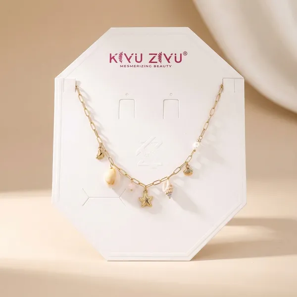 Kivu_Zivu_Gold_Chain_Necklace_With_Seashell_And_Starfish_Charms