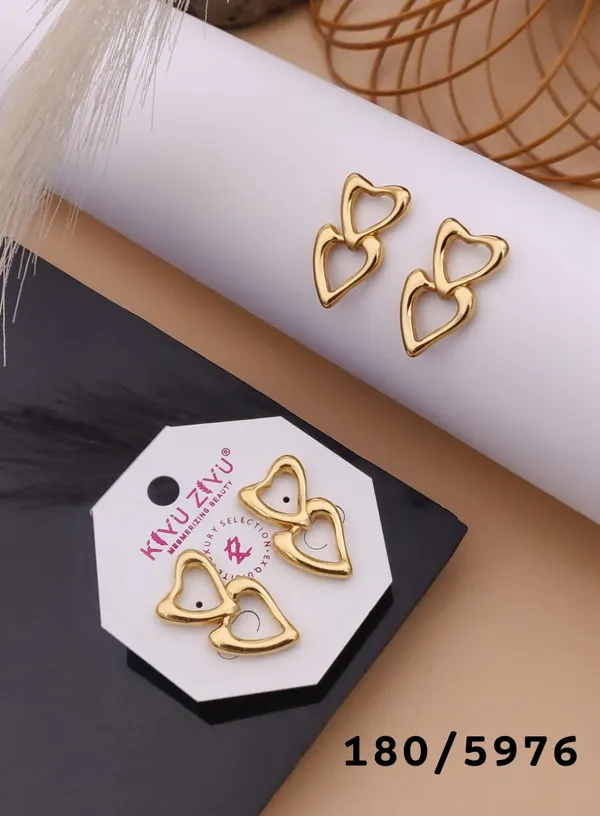 Golden_Double_Heart_Stud_Earrings