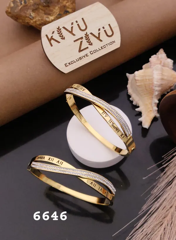 Kiyu_Zyu_Exclusive_Collection_Gold-Tone_Crossed_Bangle_Bracelet_Set_With_Crystal_Embellishments