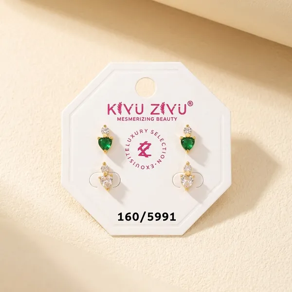 Green_Heart_Stud_Earrings_With_Crystal_Accent