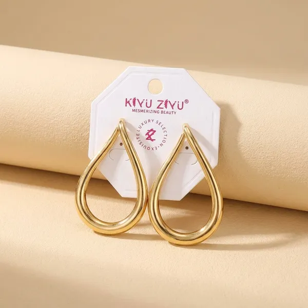Golden_Teardrop_Hoop_Earrings_-_Set_Of_3