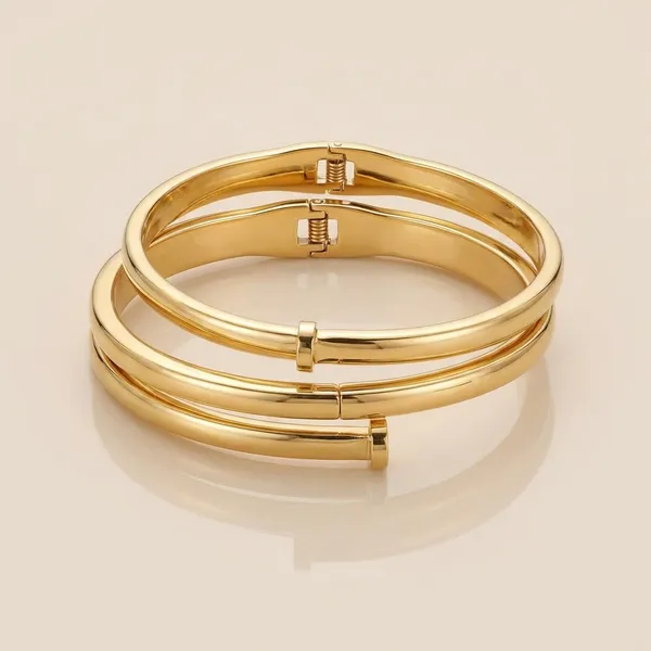 Kyu_Zyu_Exclusive_Collection_Gold-Toned_Triple-Band_Bracelet_Set