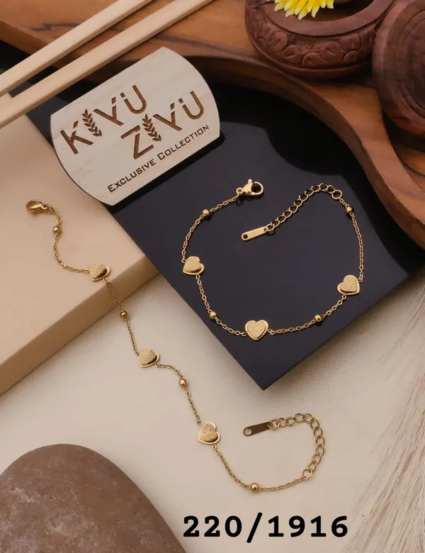 Exclusive_Collection_Gold-Plated_Heart_Chain_Bracelet_Set_-_Set_Of_2