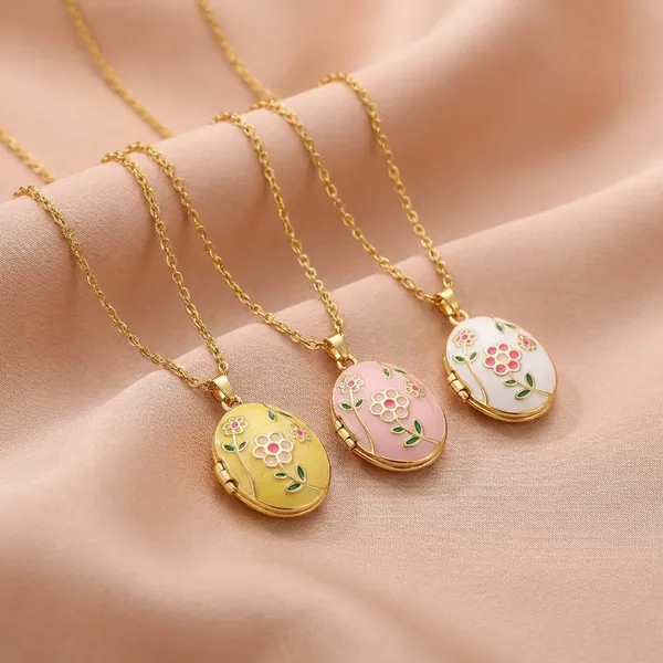 Oval_Floral_Enamel_Pendant_Necklace_Set_-_Pack_Of_3