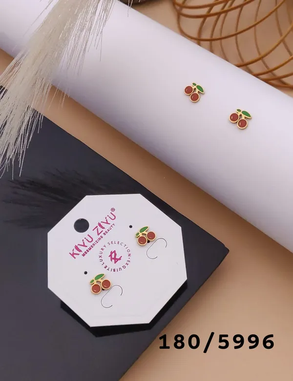 Cherry_Stud_Earrings_-_Cute_Fruit_Design_Earrings_For_Women_And_Girls