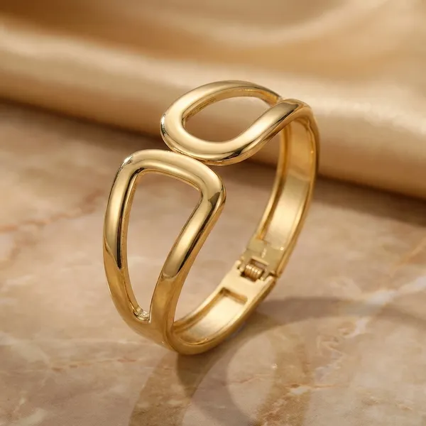 Kivu_Zivu_Exclusive_Collection_Gold-Toned_Double_Geometric_Ring_(Smart_6683)