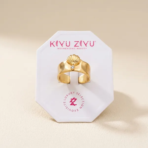 Gold-Toned_Heart_Design_Adjustable_Ring