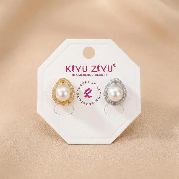 Pearl_Stud_Earrings_-_Gold_And_Silver_Tone_(2_Pairs_Set)