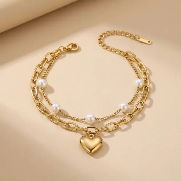 Kiyu_Vivu_E-Exclusive_Collection_Gold-Toned_Pearl_Chain_Bracelet_Set_(280/1937)