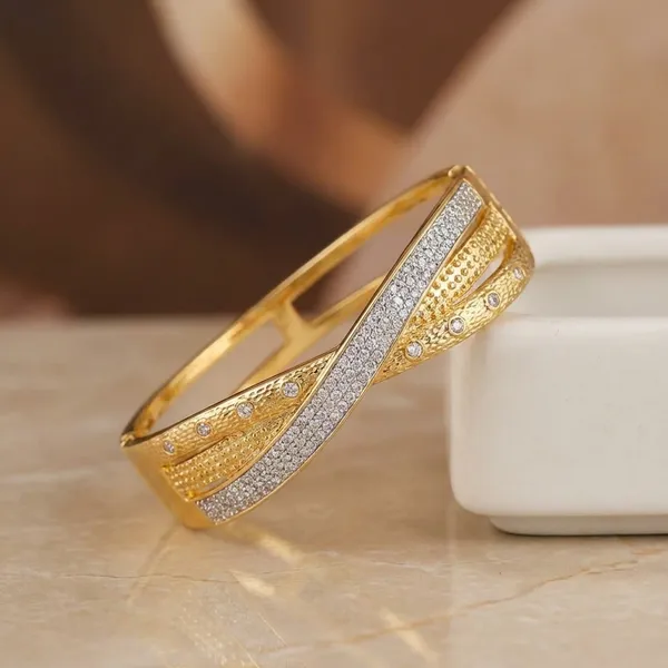 Kiyu_Zu_Gold-Toned_Crystal_Studded_Bangles_Set_Of_2