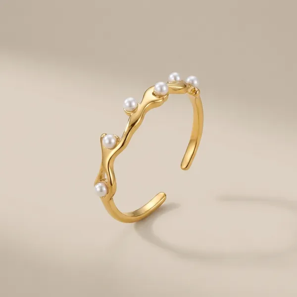 Kiyu_Zyu_Exclusive_Collection_Golden_Pearl_Adjustable_Ring_Set