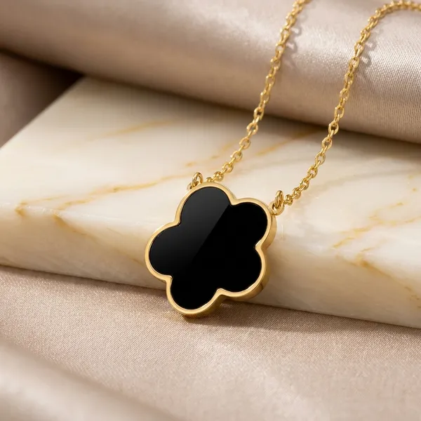 Triple_Clover_Gold-Tone_Crystal_Pendant_Necklace