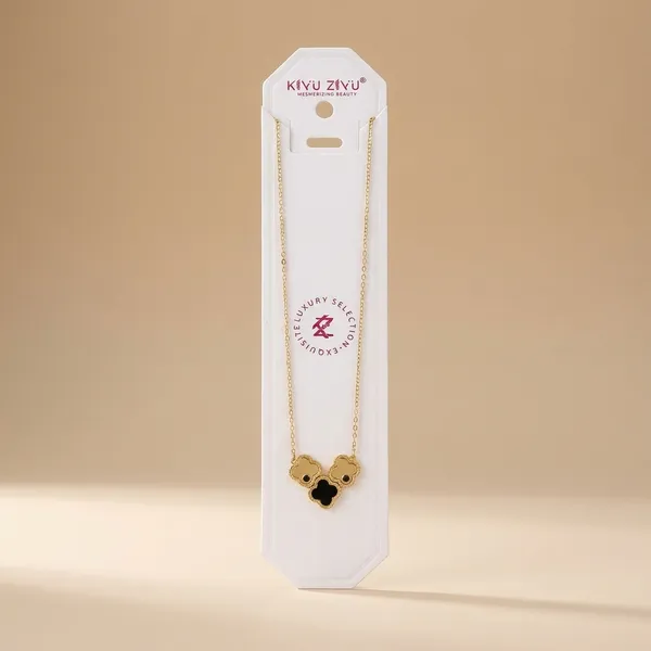 Triple_Clover_Gold-Tone_Crystal_Pendant_Necklace