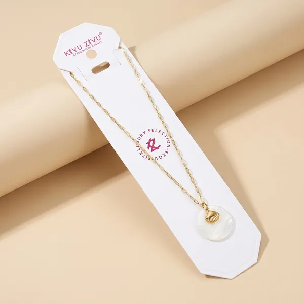 Gold-Toned_Seashell_Pendant_Necklace_Set