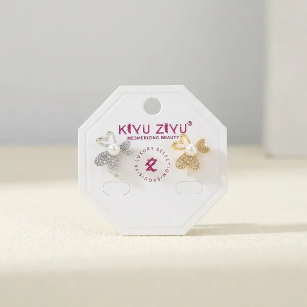 Stylish_Flower_&_Pearl_Drop_Earrings_-_Set_Of_2_Pairs