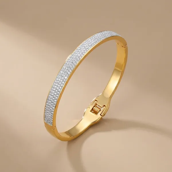 Kyu_Zyu_Exclusive_Collection_Gold-Tone_Bangle_With_Sparkling_Crystal_Embellishments