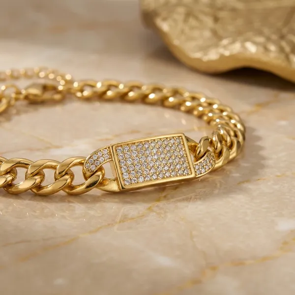 Kivu_Zivu_Exclusive_Collection_Gold-Tone_Chain_Bracelet_Set