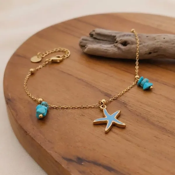 Kivu_Zivu_Exclusive_Collection_-_Turquoise_Starfish_&_Beads_Anklet_&_Bracelet_Set