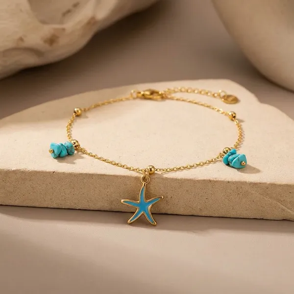 Kivu_Zivu_Exclusive_Collection_-_Turquoise_Starfish_&_Beads_Anklet_&_Bracelet_Set
