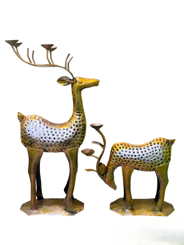 Golden_Metal_Deer_Candle_Showpiece_For_Table_Decor_Pack_Of_2