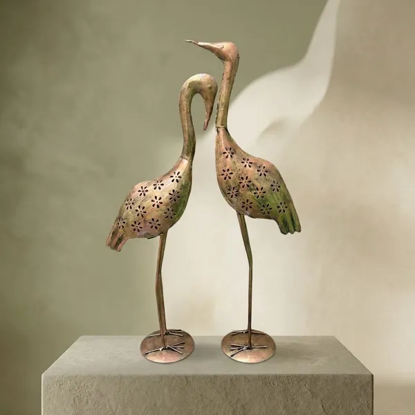 Golden_Metal_Crane_Showpiece_For_Home_Decor_Pack_Of_2