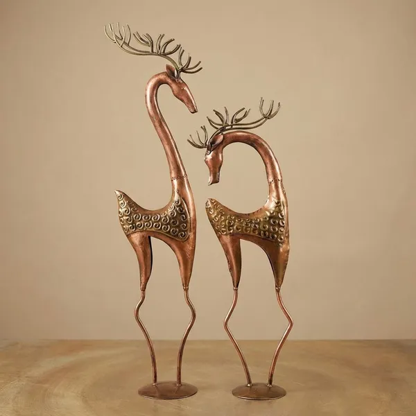 Copper_Metal_Deer_Showpiece_For_Table_Decor_Pack_Of_2