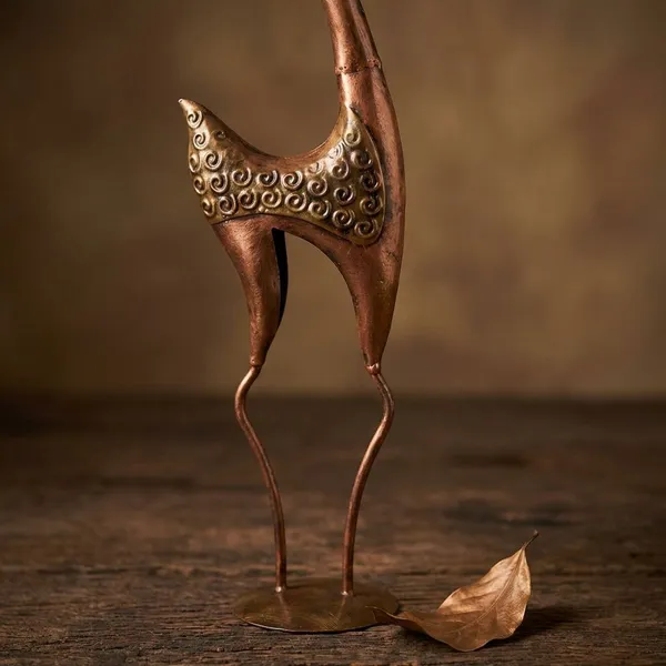Copper_Metal_Deer_Showpiece_For_Table_Decor_Pack_Of_2