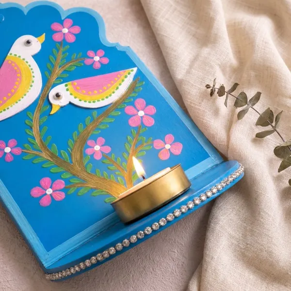 Blue_Wooden_Decorative_Bird_With_Floral_Themed_Showpiece_For_Nature_Inspired_Decor_Pack_Of_2