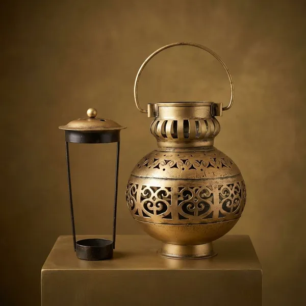Golden_Brown_Metal_Iron_Lota_Style_Showpiece_For_Pooja_Decor