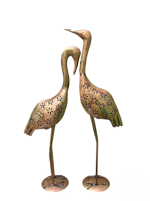 Golden_Metal_Crane_Showpiece_For_Home_Decor_Pack_Of_2