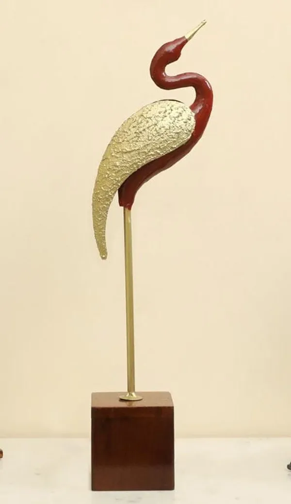 Brown_Wood_And_Metal_Swan_Table_Showpiece_For_Table_Decor