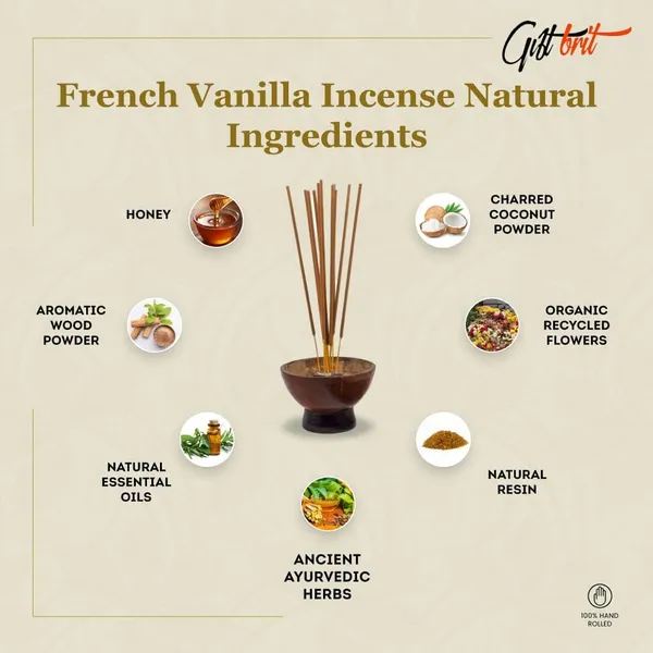 Multicolor_French_Vanilla_Fragrance_Natural_&_Herbal_Incense_Sticks_100_Sticks_With_Incense_Holder
