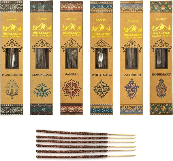 Himalayan_Masala_Smudge_Incense_Sticks_With_Patchouli,_White_Sage,_Rosemary,_Lemongrass,_Sandalwood,_Lavender_|_60_Sticks_+_6_Dhoop_|_Handcrafted