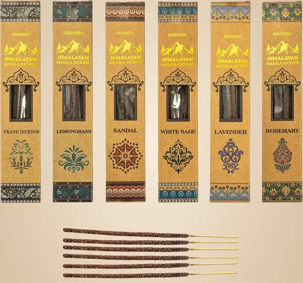 Himalayan_Masala_Smudge_Incense_Sticks_With_Patchouli,_White_Sage,_Rosemary,_Lemongrass,_Sandalwood,_Lavender_|_60_Sticks_+_6_Dhoop_|_Handcrafted