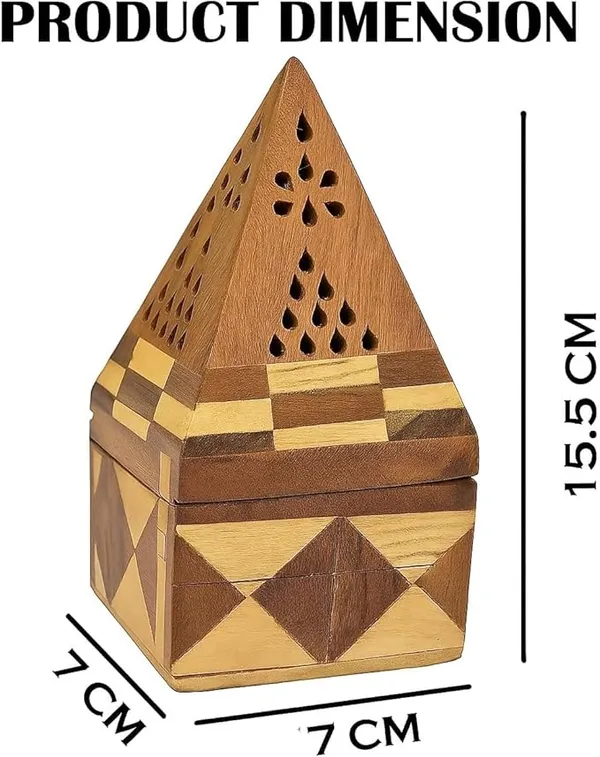 Brown_Rushant_Handmade_Wooden_Pyramid_Jointwood_Incense_Cone_Burner_Holder_With_Dhoop_Stick_Storage_Compartment_For_Aromatherapy,_Meditation,_Yoga_&_Home_Fragrance