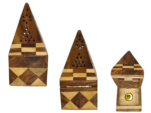 Brown_Rushant_Handmade_Wooden_Pyramid_Jointwood_Incense_Cone_Burner_Holder_With_Dhoop_Stick_Storage_Compartment_For_Aromatherapy,_Meditation,_Yoga_&_Home_Fragrance
