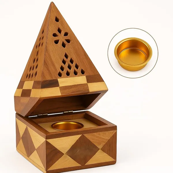 Brown_Rushant_Handmade_Wooden_Pyramid_Jointwood_Incense_Cone_Burner_Holder_With_Dhoop_Stick_Storage_Compartment_For_Aromatherapy,_Meditation,_Yoga_&_Home_Fragrance