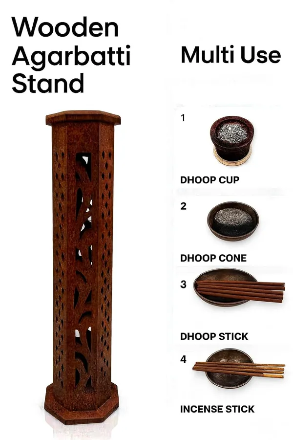 Brown_Rushant_Wooden_Octangle_Tower_With_Incense_Stick_&_Dhoop_Stick_Carved_Drop_Box_With_Rustic_Style_Design|_Incense_Sticks_&_Cone_Burner_Holder_For_Meditation,_Yoga_&_Home_Fragrance_(31_Cm)