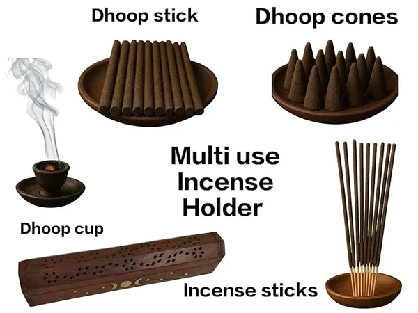 Brown_Rushant_Wooden_Incense_Holder_Coffin_Box_31_Cm_Sheesham_Wood_With_Storage,_Brass_Sun,_Moon_&_Star_Design,_Free_Sandal_Saffron_Dhoop_&_Incense_Sticks
