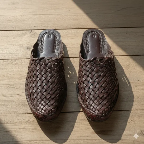 Brown_Leather_Half_Chatai_Bantu_Male_For_Men