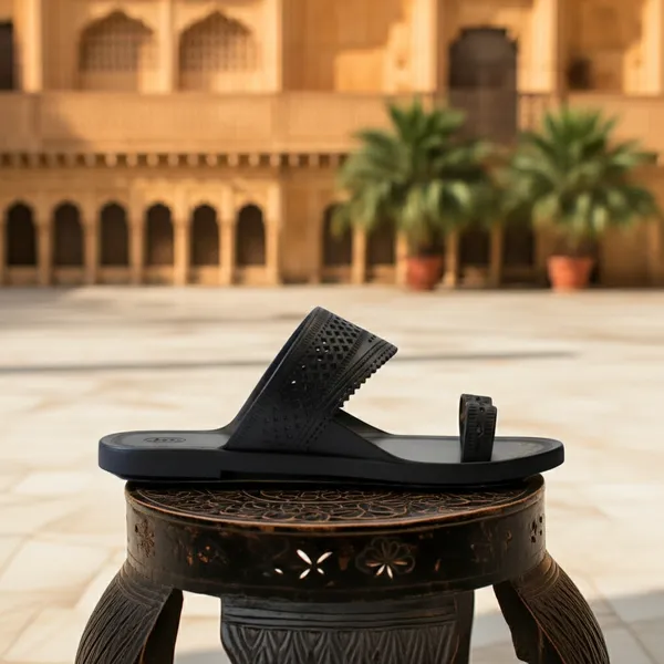 Black_Leather_Angtha_Patta_Kolhapuri_Chappal_For_Men
