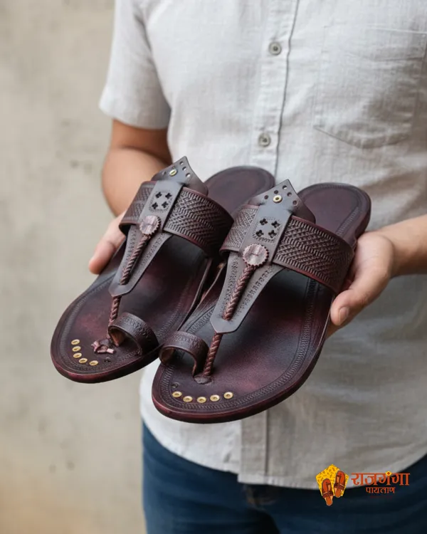 Brown_Leather_Naral_Pan_Kolhapuri_For_Men