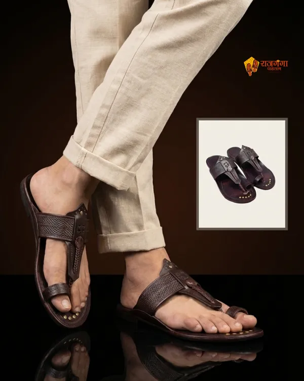 Brown_Leather_Naral_Pan_Kolhapuri_For_Men