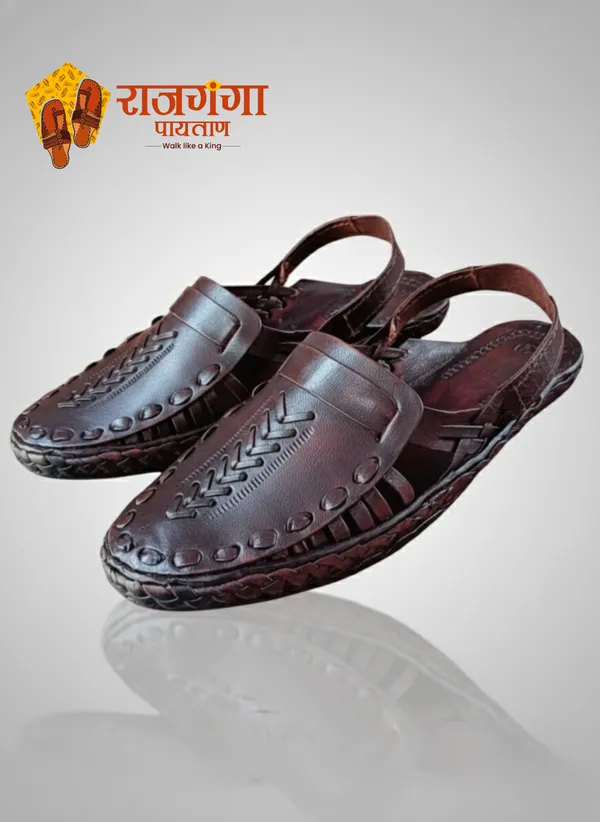 Brown_Leather_Belt_Bantu_Sandal_Kolhapuri_Style_For_Men