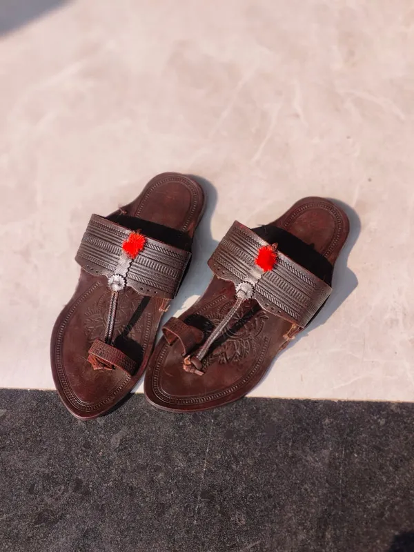 Dark_Brown_Leather_Peshvai_Kapshi_Kolhapuri_Chappal_For_Men