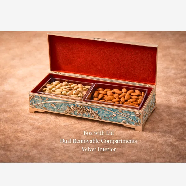 Blue_Silver_Plated_Peacock_Dry_Fruit_Box_With_Dual_Compartments_Enamel_Gift_Box