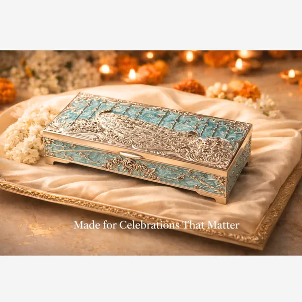 Blue_Silver_Plated_Peacock_Dry_Fruit_Box_With_Dual_Compartments_Enamel_Gift_Box
