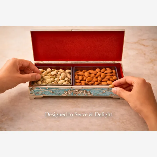 Blue_Silver_Plated_Peacock_Dry_Fruit_Box_With_Dual_Compartments_Enamel_Gift_Box